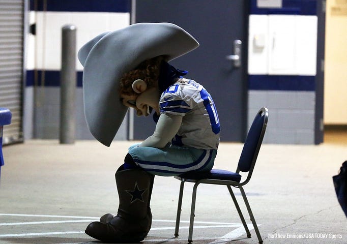 Sad Cowboys mascot