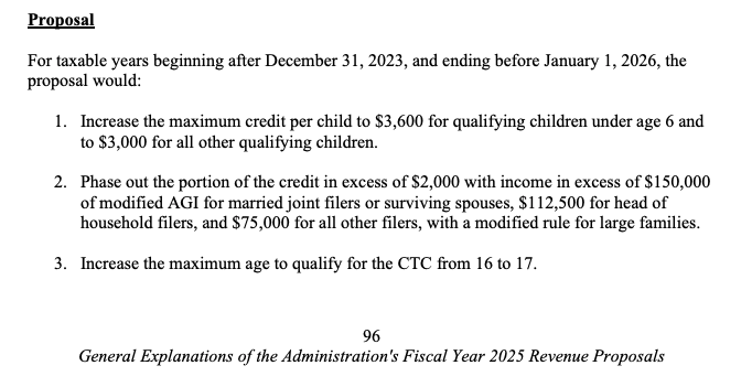 Biden’s 2024 Budget Proposal Explanation Document