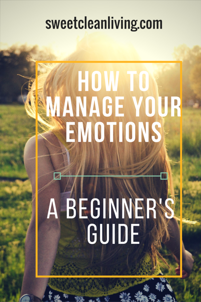 How to Manage Your Emotions | Sweet Clean Living