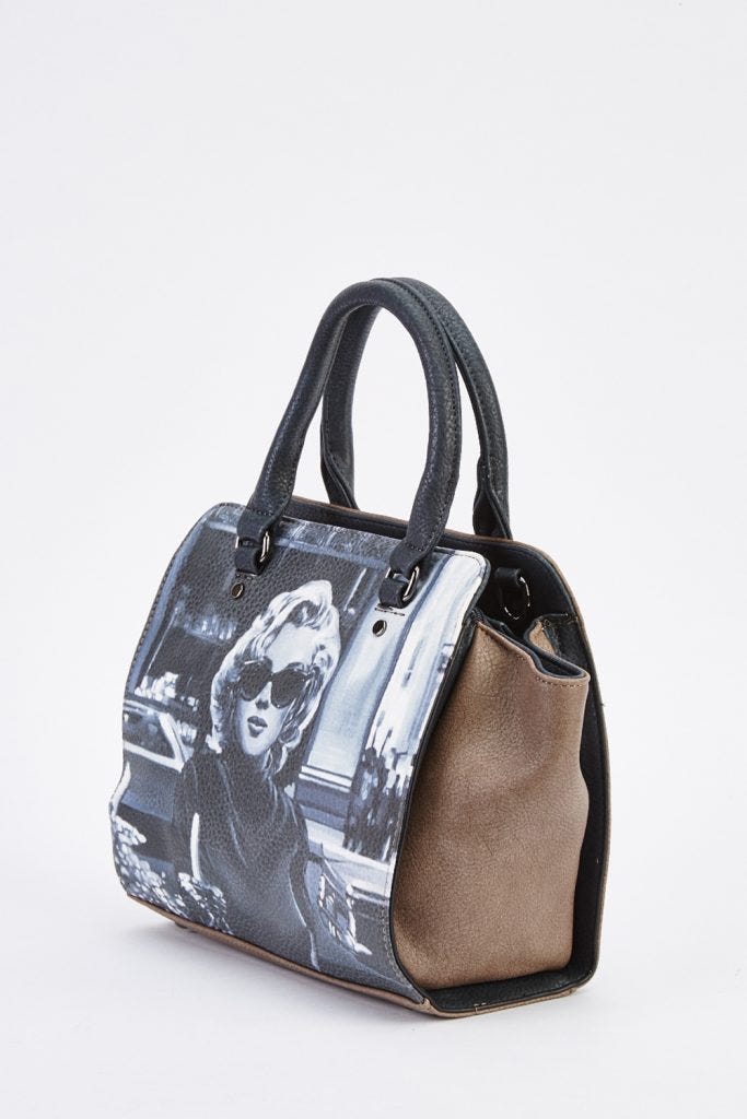 Everything 5 Pounds: Worth The Hype? | Marilyn Monroe Print Frame Bag #handbag #marilynmonroe #shoulderbag