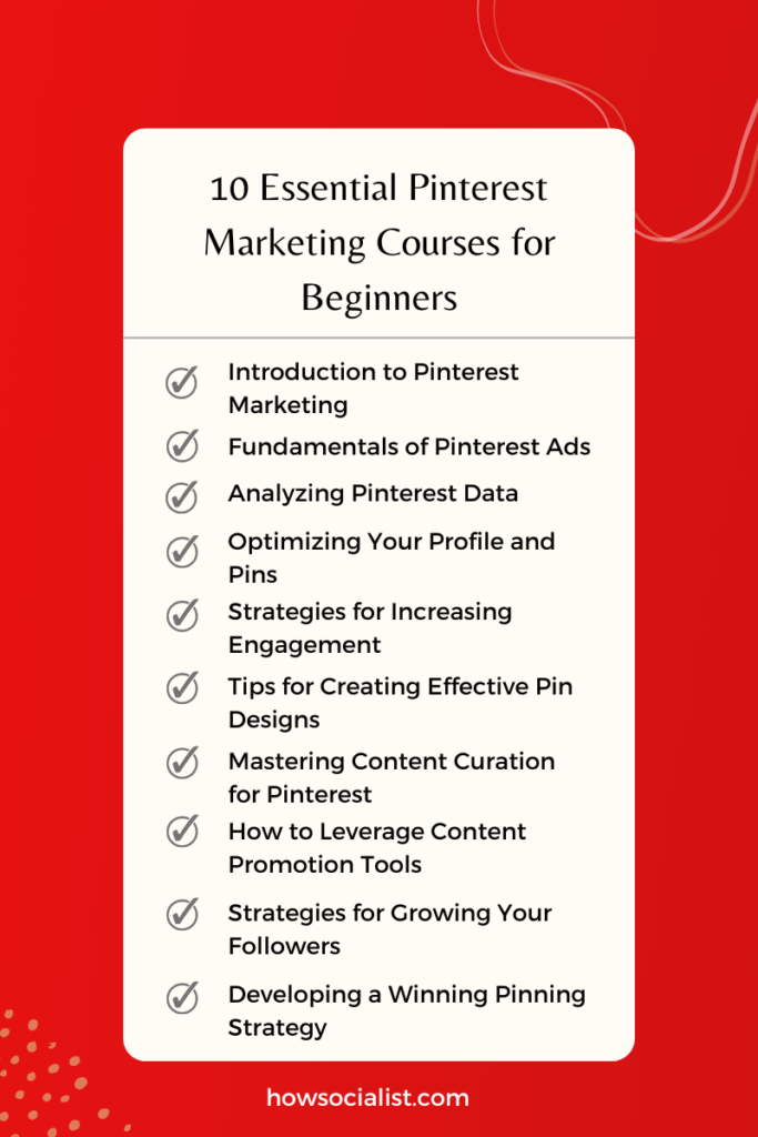 10 Essential Pinterest Marketing Courses for Beginners