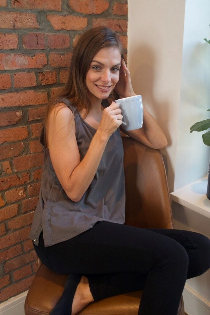 girl with cup