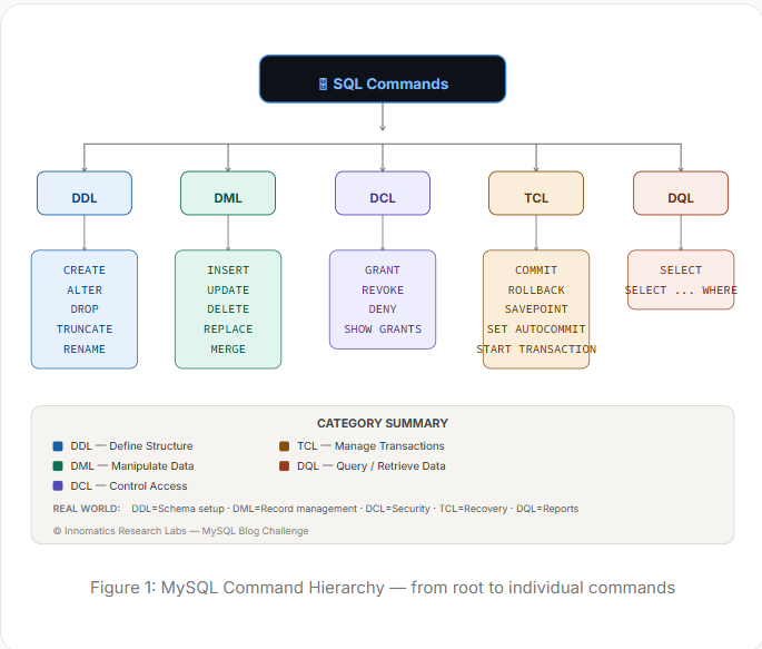 Understanding MySQL Commands
with Flowcharts