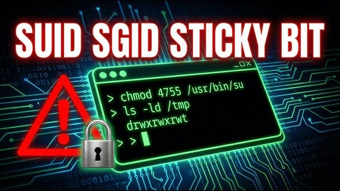 SUID, SGID & Sticky Bit — Linux Permissions Interview Question