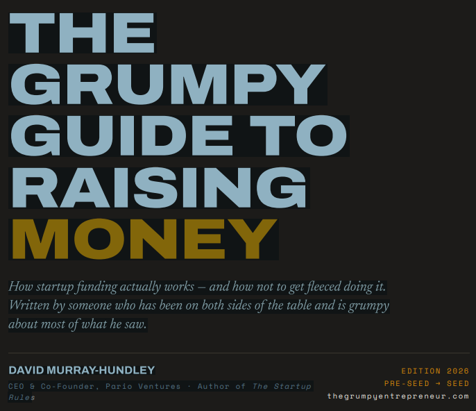 The Grumpy Guide to Raising Money