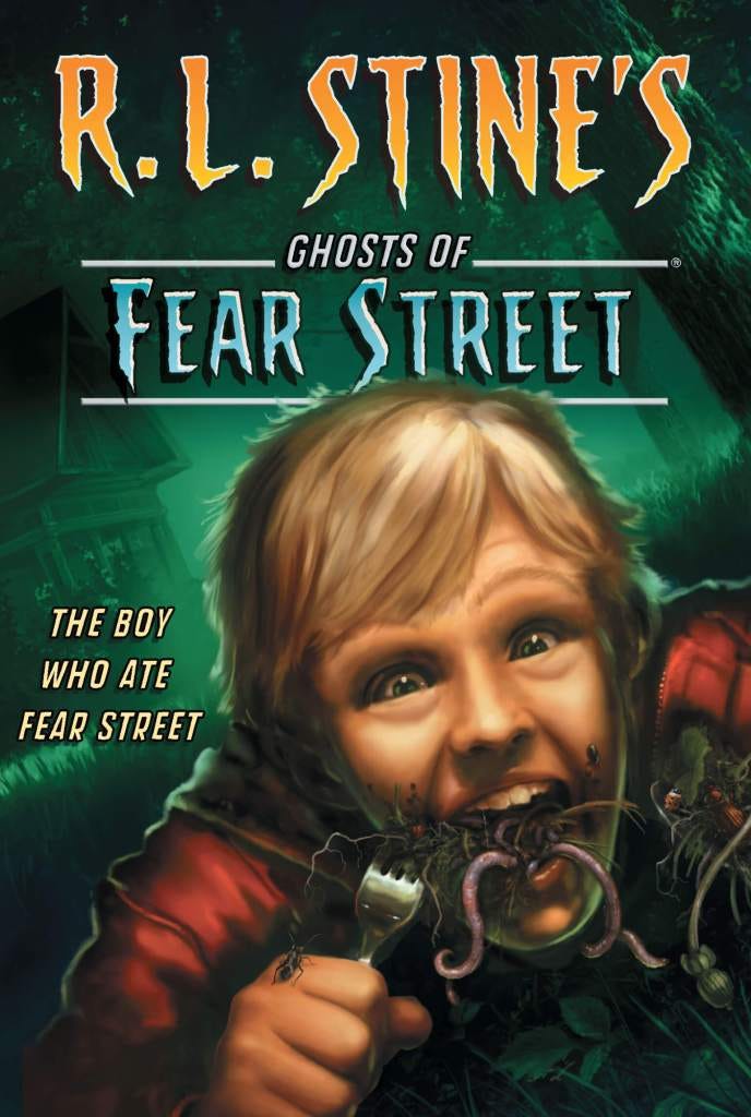 Ghosts of Fear Street: The boy who ate fear street re-release cover art