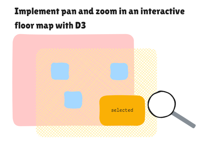 Cover for Implement pan and zoom in an interactive floor map with D3