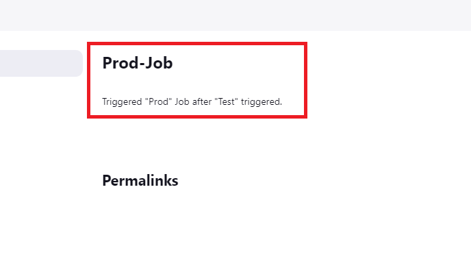 Prod Job Created