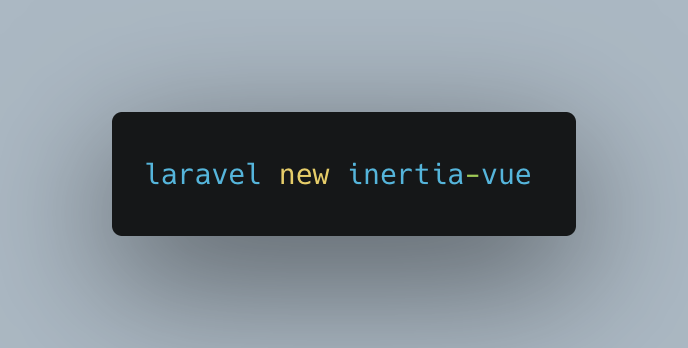 Create a laravel project named inertia-vue