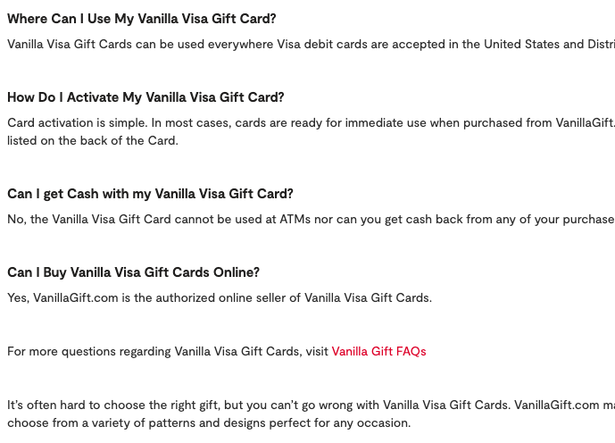 Why Can't I Use My Vanilla Gift Card Online? Discover Solutions