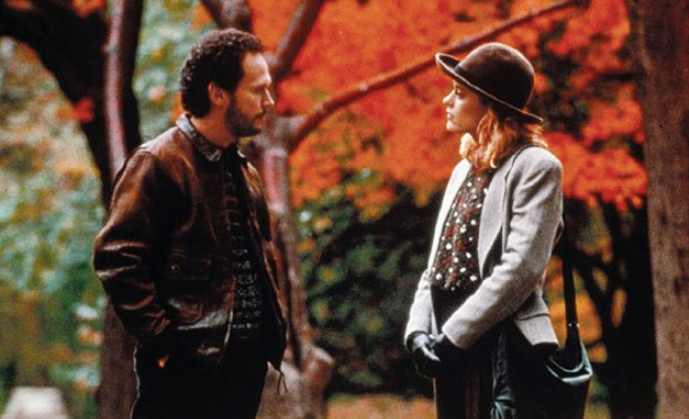 Screenshot from “When Harry Met Sally” of Harry and Sally in park