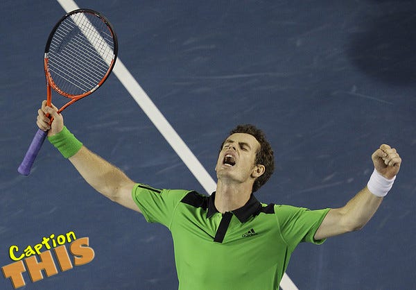 Caption This - Andy Murray at Austrailian Open