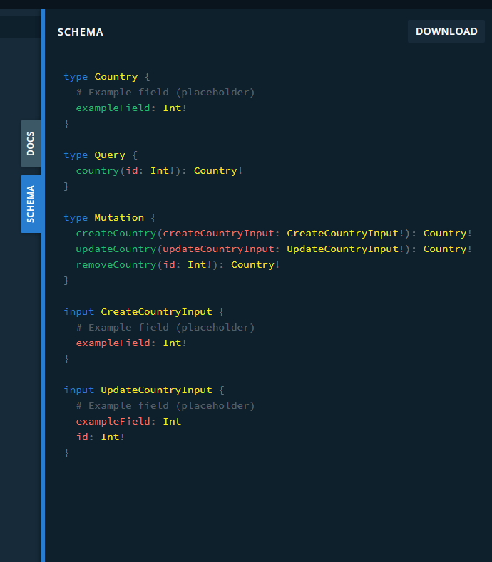 playground-schema