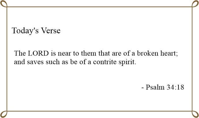 Bible study | Psalm 34:18