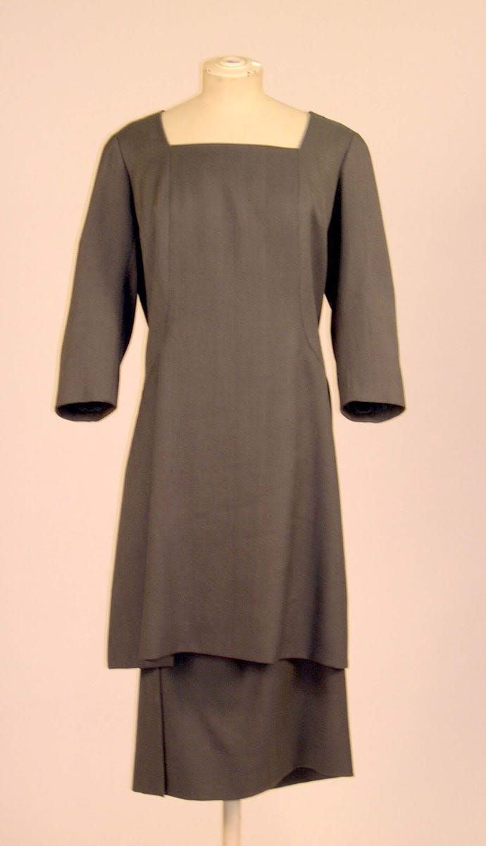 Balenciaga tunic in 1955