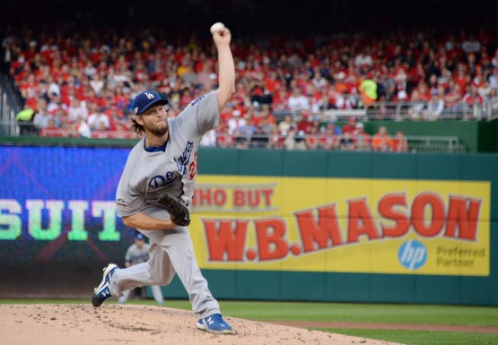 Dodgers LHP Clayton Kershaw chased in 1st inning of NLDS against