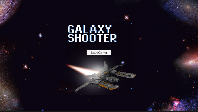 Main menu of game project