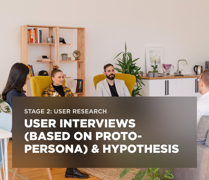 Stage 2: User Research — User interviews (based on proto-persona) & Hypothesis