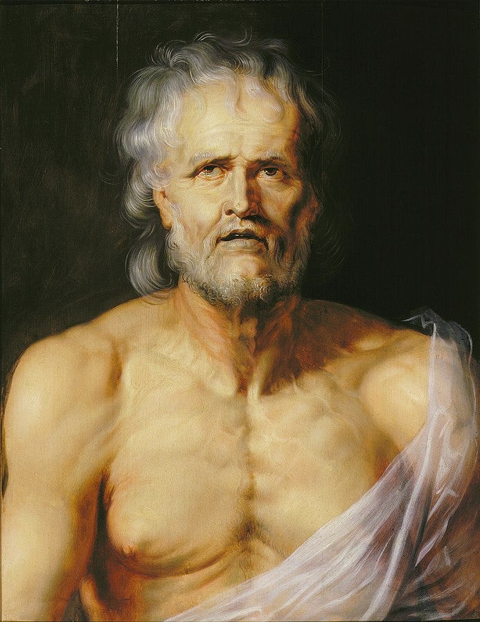 Seneca morente, P. P. Rubens, XVII secolo.