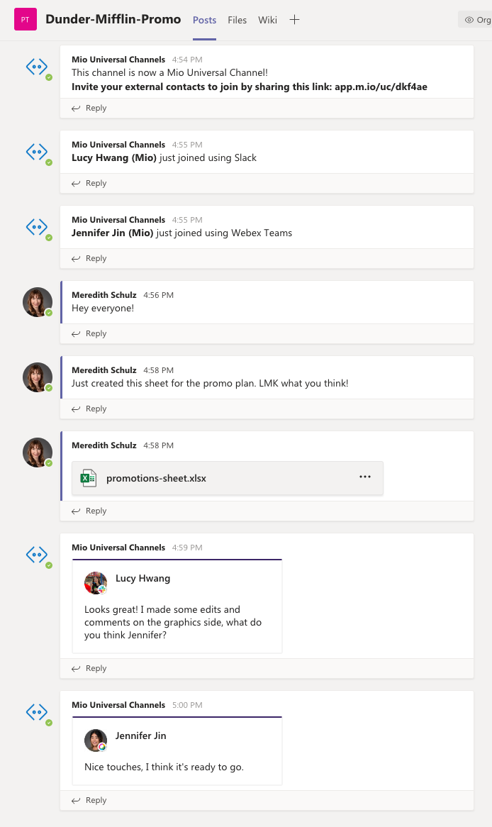 Chat with Slack and Webex users without leaving Microsoft Teams