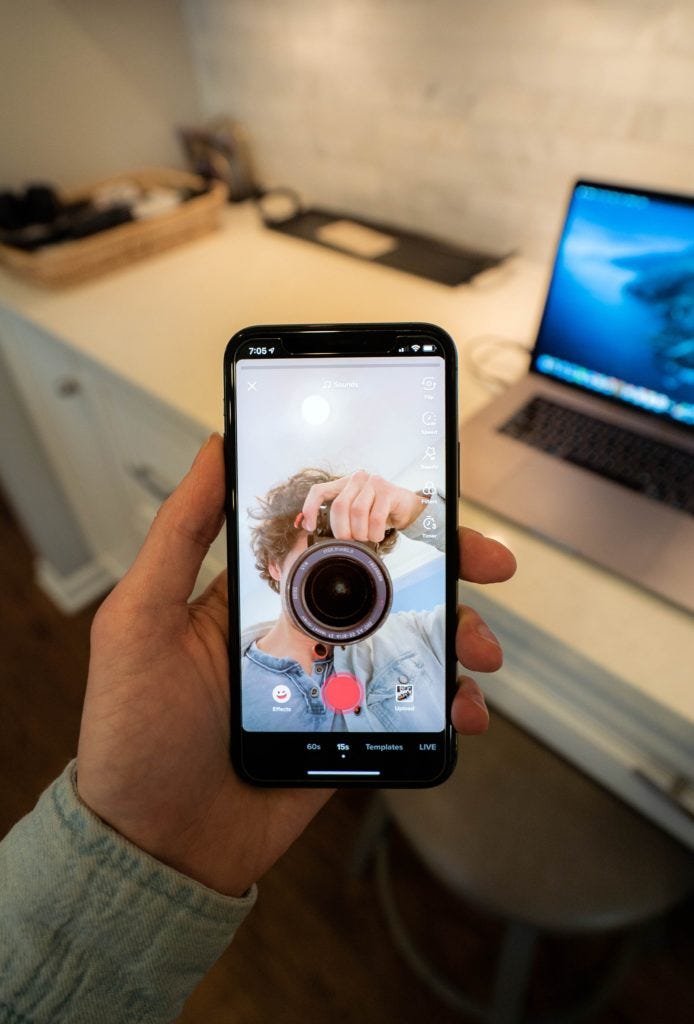 TikTok is the latest global social network with great success. Photo by Aaron Weiss on Unsplash