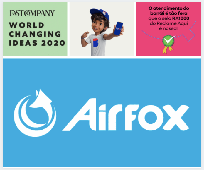 A collage of assorted pictures representing Airfox’s accomplishments throughout 2020.