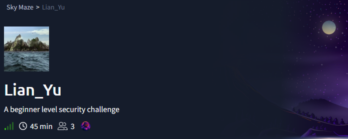 Lian_Yu Write up