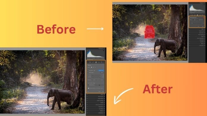 Lightroom’s AI Eraser Tool, Remove Distractions with a Click