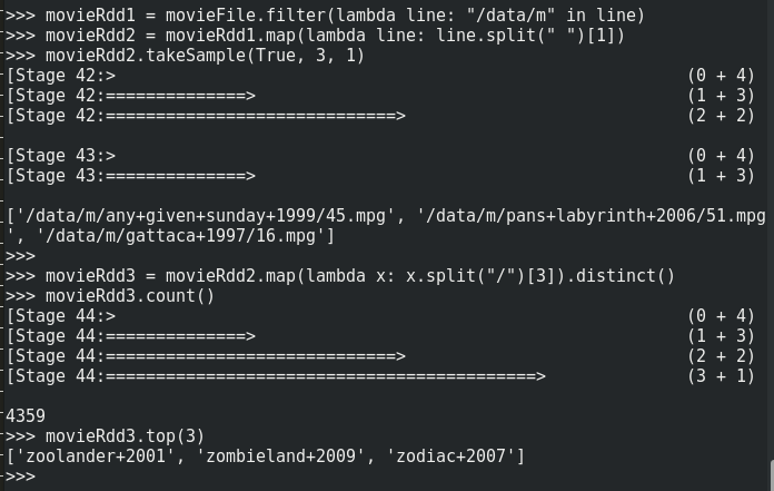 spark actions transformations