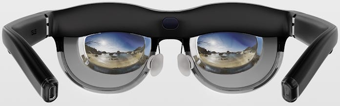 Image of ASUS AirVision M1 Smart Glasses, showcasing their sleek and stylish design with augmented reality capabilities