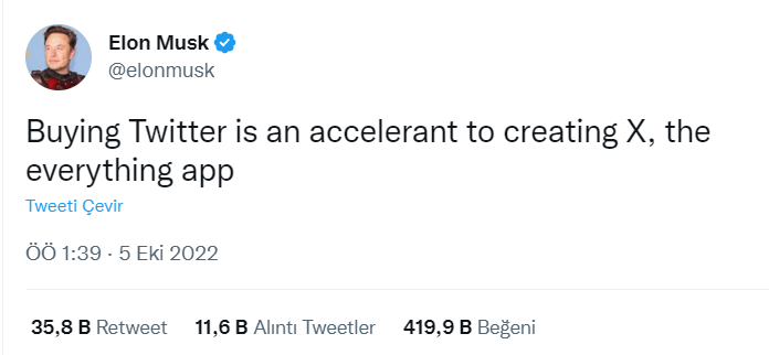 Twitter’ı satın almak, ‘X’i -her şeyin uygulamasını- yaratma sürecini hızlandıracak