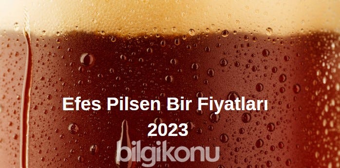 Efes Pilsen Bira Fiyatları 2023