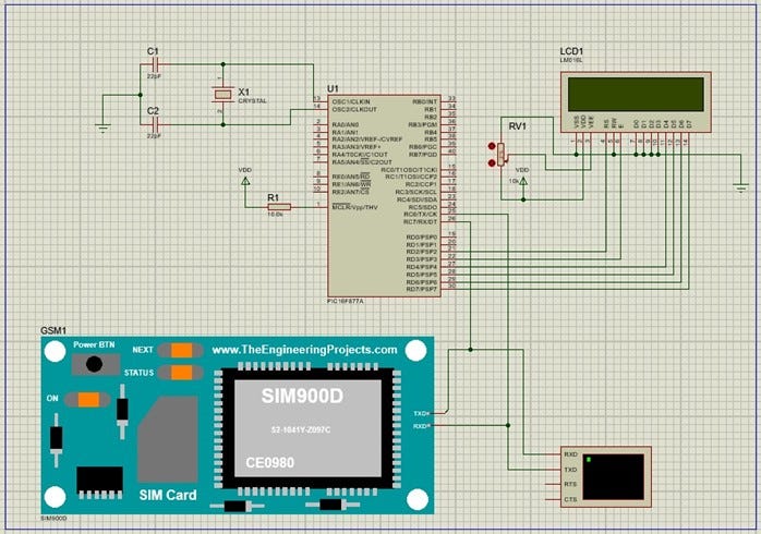 Simulations on Proteus Design Suite