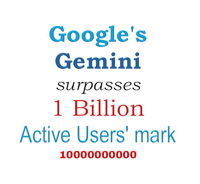 Google says the Gemini app has officially surpassed 1 billion monthly active users, making it the…