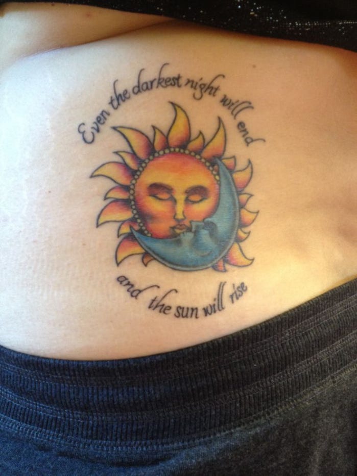 Pin on Tatoos - moon and the sun tattoo meaningbr /
