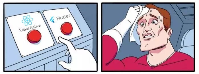 comparison between react native and flutter