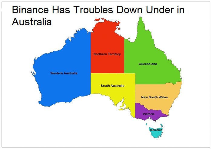 Wave of Binance Problems Reaches Australia