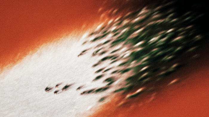 Speed and chaos. Midjourney, 2026.