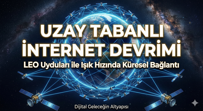 GÖKÜYÜZÜNDEK? F?BER: LEO UYDULARI ve UZAY TABANLI ?NTERNET DEVR?M?