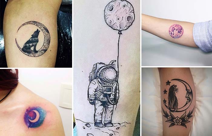 Moon Tattoos With Feminine Mystery