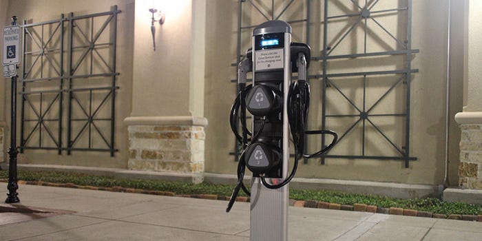 Electric motorcycles charging station