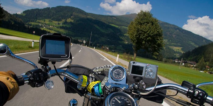 Motorcycle GPS navigation