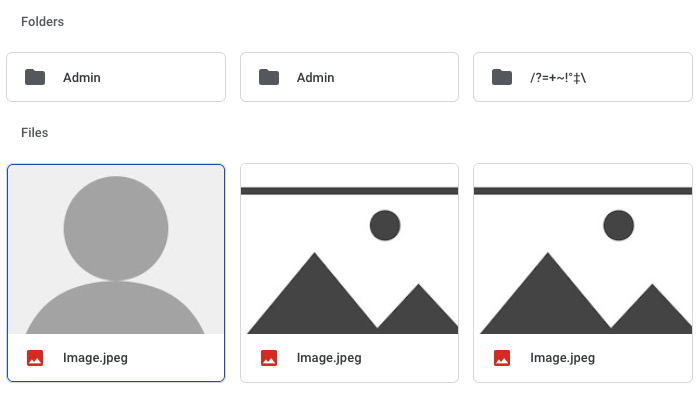 Google Drive unique file structure