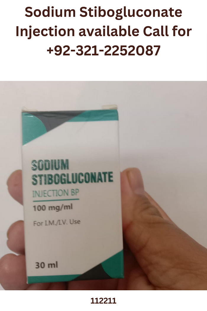 Sodium Stibogluconate Price in Pakistan