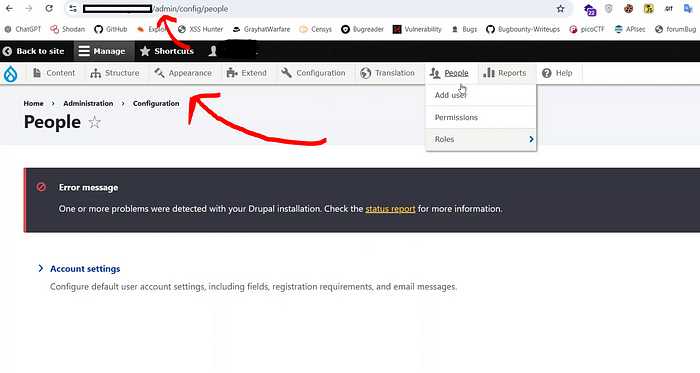 Drupal Website Takeover | Admin Dashboard