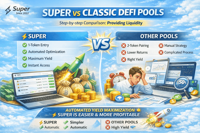 ⚔️ Super vs классические DeFi-пулы
