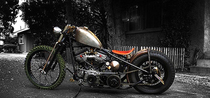 Custom motorcycle Rat bike
