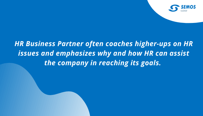 HR Business Partner responsibilities
