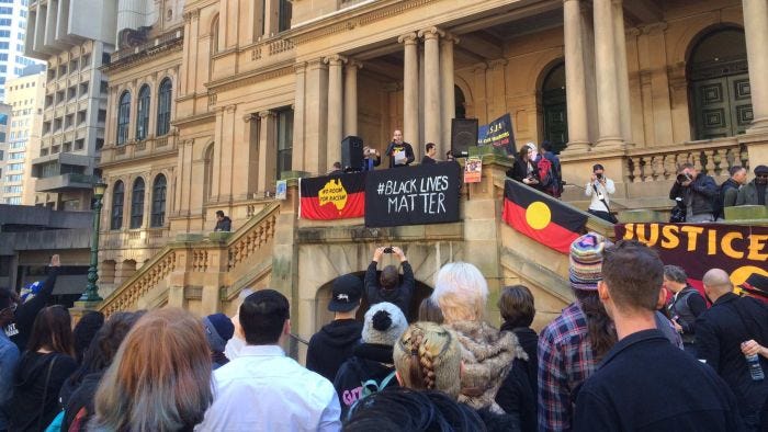 Black Lives Matter protests in Sydney highlighted issues with the treatment of Aboriginal Australians