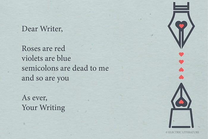 writing valentine